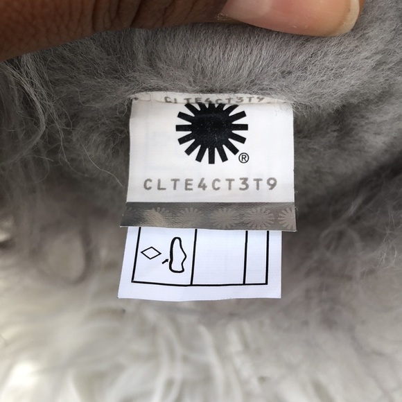 UGG LIDA CLASSIC MONGOLIAN SHEEPSKIN CUFF SEAL GREY BOOT US 6 / EU 37 / UK 4.5 - Picture 9 of 9